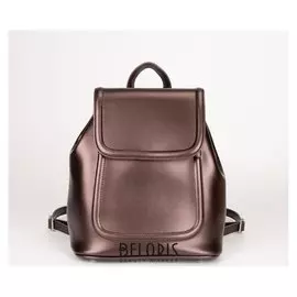 Рюкзак, отдел на клапане, цвет коричневый