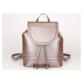 Рюкзак, отдел на клапане, цвет пудра