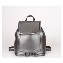 Рюкзак, отдел на клапане, цвет серый