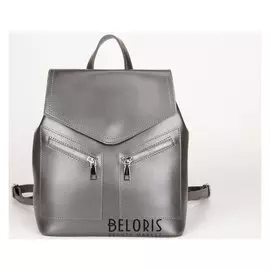 Рюкзак, отдел на клапане, цвет серый