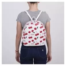 Рюкзак, отдел на молнии, цвет белый