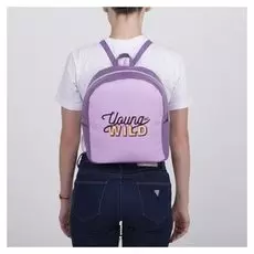 Рюкзак, отдел на молнии, цвет сиреневый