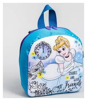 Рюкзак со светодиодом «Принцессы»‎, Disney, 20 X 9 X 22 см