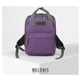Рюкзак-спинка, отдел на молнии, наружный карман, цвет сиреневый
