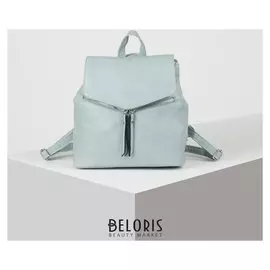 Рюкзак-сумка, отдел на молнии, 2 наружных кармана, цвет мятный