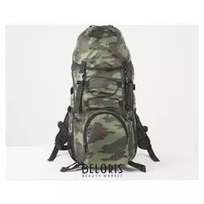 Рюкзак туристический, 30 л, отдел на шнурке, наружный карман, 2 боковые сетки, цвет камуфляж