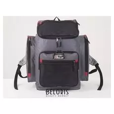 Рюкзак туристический, 50 л, отдел на молнии, 3 наружных кармана, цвет серый