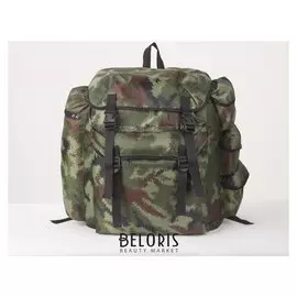 Рюкзак туристический, 55 л, отдел на шнурке, 3 наружных кармана, цвет камуфляж