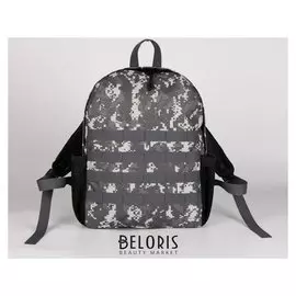 Рюкзак туристический, отдел на молнии, 2 боковых кармана, цвет камуфляж