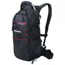 Рюкзак WENGER, универсальный, черный, "Narrow Hiking Pack", туристический, 22 л, 23х18х47 см