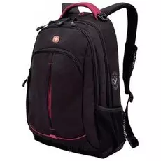 Рюкзак WENGER, универсальный, черный, розовые вставки, 22 л, 32х15х46 см