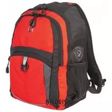 Рюкзак WENGER, универсальный, оранжево-черный, серые вставки, 22 л, 33х15х45 см