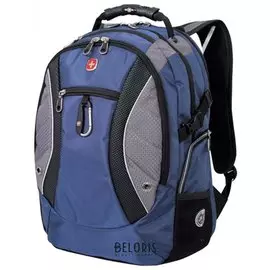 Рюкзак Wenger, универсальный, сине-серый, "Neo", 39 л, 35х23х48 см