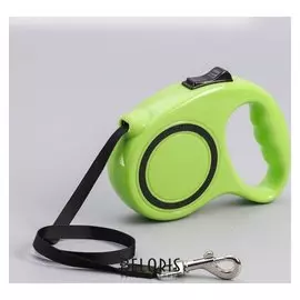 Рулетка эргономичная, 5 м, до 15 кг, зеленая