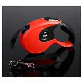 Рулетка Diil, 3 м, до 10 кг, лента, прорезиненная ручка, красная с черным