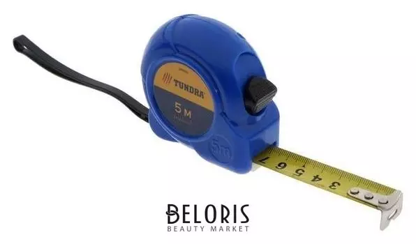 Рулетка Tundra, пластиковый корпус, 5 м х 19 мм