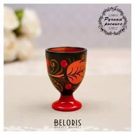 Рюмка «Ягодка», маленькая, 4×6 см, хохлома