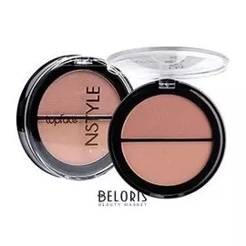 Двойные матовые румяна для лица "Twin Blush" РТ353