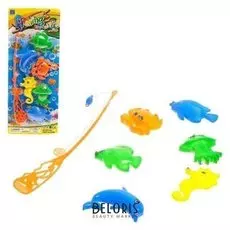 Рыбалка «Ловим рыбок»: 6 рыбок, удочка