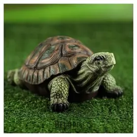 Садовая фигура "Черепаха", 20 см × 16 см × 10 см
