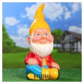 Садовая фигура "Гном йог", разноцветный, 44 см