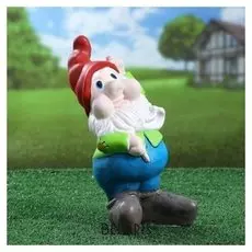 Садовая фигура "Гном танцующий", 33х13см