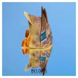 Садовая фигура плавающая "Утка ныряющая" 10*10*13 см