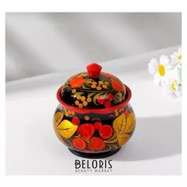 Сахарница ,200мл, хохлома