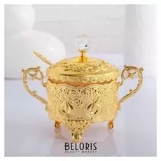 Сахарница «Венеция», с крышкой, 16,5×9,5×11 см