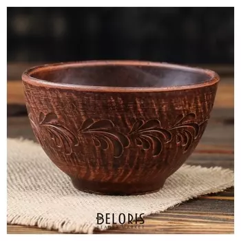 Салатник 0,4 л красная глина