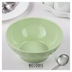 Салатник 400 мл "Нюд", цвет зеленый