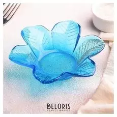 Салатник «Цветение», 14×14×3 см, цвет розовый