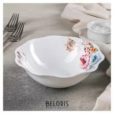 Салатник «Душистые пионы», 15×5 см