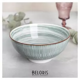 Салатник «Искушение», 20,5×9,5 см, цвет серый