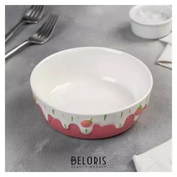 Салатник «Клубничка», 15х5 см