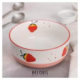 Салатник «Клубника в саду», 15,5×7 см