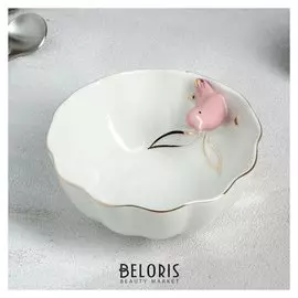 Салатник «Колибри», 300 мл, 12,5 см, цвет розовый