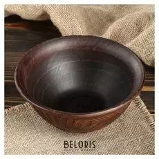 Салатник "Колосок", 0,5 л, красная глина