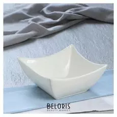 Салатник "Квадрат", цвет капучино, 750 мл