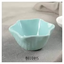 Салатник "Лилия" 11,5х5,5 см, цвет мятный