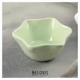 Салатник "Лилия" 11,5х5,5 см, цвет зеленый