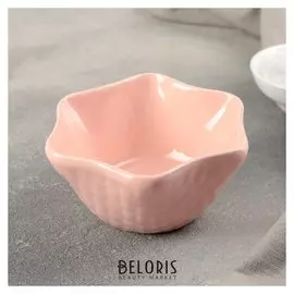 Салатник "Лилия" 11,5х5,5 см, цвет розово-оранжевый