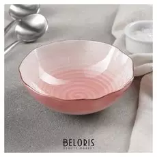 Салатник «Млечный путь», 13×4,5 см, цвет розовый