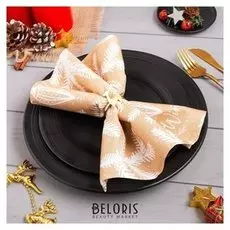 Салфетка с декоративным кольцом "Winter", размер 35х35 см