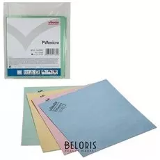 Салфетка VILEDA "ПВАмикро", комплект 5 шт., искусственная замша, зеленая, 35х38 см