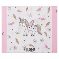 Салфетки бумажные "Единорог" 33х33 см, набор 20 шт, цвет белый