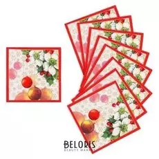 Салфетки бумажные "Новогоднее настроение" (Набор 20 шт)