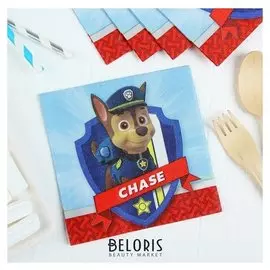 Салфетки бумажные «Щенячий патруль», 25х25, набор 16 шт.