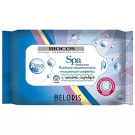 Влажные салфетки Spa Freshness с ионами серебра
