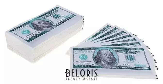 Салфетки "Пачка денег 100 долларов" 25 листов